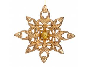 Χρυσή χιονονιφάδα κρεμαστό...
