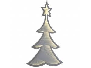 δέντρο 3D LED 30 εκ. ζεστό...