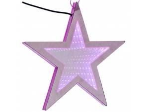 Αστερι 3D LED 30 εκ. ροζ...
