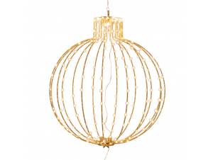 Χρυσή μεταλλική μπάλα φ40...