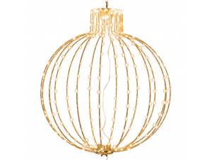 Χρυσή μεταλλική μπάλα φ56...