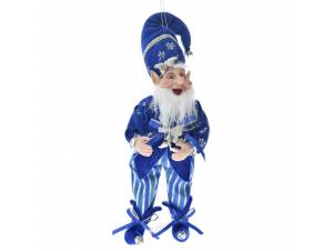 Μπλε ρουά ασημί βελούδινο...