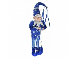 Μπλε ρουά ασημί βελούδινο...