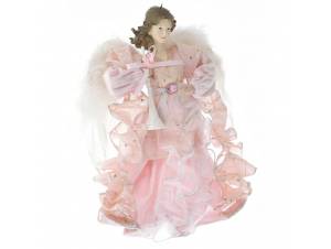 Ροζ άγγελος κρεμαστός 30 εκ.