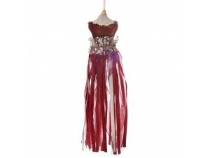 Μπορντό βελουτέ φόρεμα...