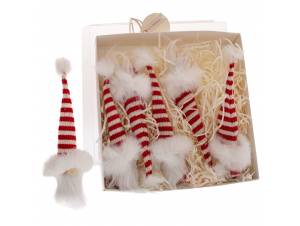 Σετ 6 κόκκινα υφασμάτινα...