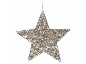 Σαμπανί κρεμαστό αστέρι 25 εκ.