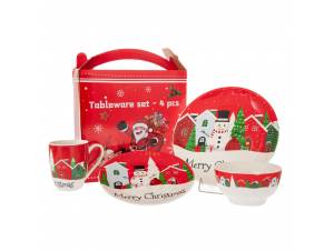 Σετ 4 Κεραμικό Σερβίτσιο Με...