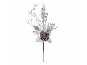 Κλαδί με μωβ τριαντάφυλλο...