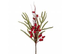 Πράσινο κλαδί με BERRIES 52EK