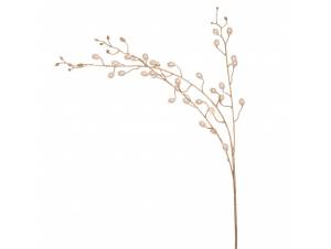 Κλαδί με λευκές πέρλες 85 εκ.