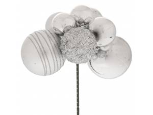 Πικ με ασημι μπαλιτσες 8τεμ...