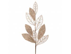 Σαμπανί GLITTER φύλλο κλαδί...