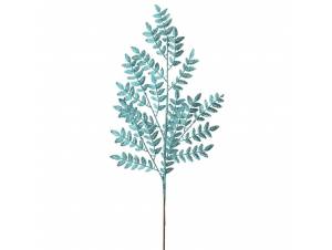 Τουρκουάζ GLITTER φτέρη...