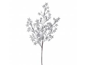 Ασημί κλαδί X3 με φύλλα...