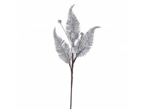 Ασημί πικ φτερά παγωνιού X3...