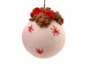 Μπάλα ντεκόρ άσπρη με...