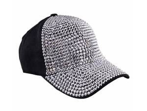 Καπέλο Disco Με Ασημί Strass