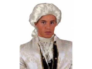 Περούκα Εποχής Ανδρική Λευκή
