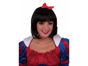 Περούκα Χιονάτη Με Φιόγκο