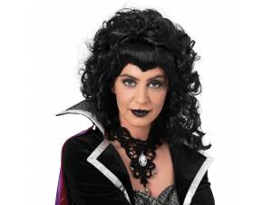 Περούκα Μάγισσα Gothic Μαύρη