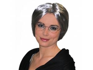 Περούκα Γιαγιάς Με Κότσο