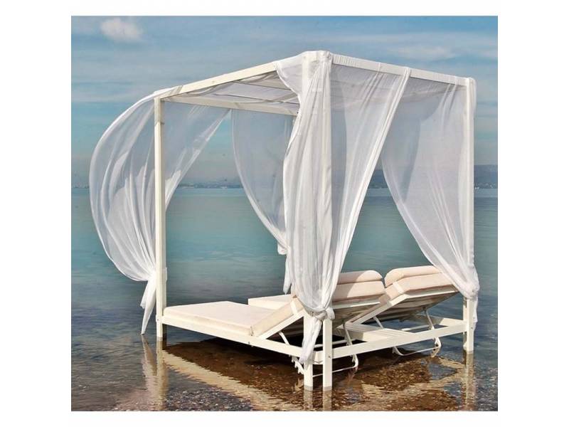 Kathy Διπλή ξαπλώστρα με κιόσκι