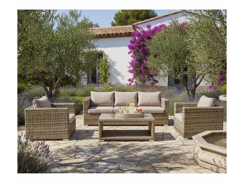 Set Σαλόνι Wicker - Αλουμινίου έπιπλα κήπου bigstore.gr