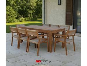 Τραπεζαρία Κήπου Ξύλινη Teak