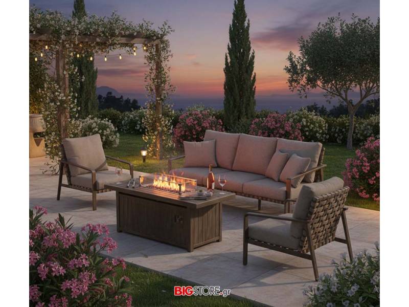 Σαλόνι Σέτ Rattan-Αλουμίνιο  bigstore.gr