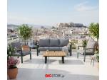 σαλόνι-Αλουμινίου-teak-έπιπλα κήπου- bigstore.gr