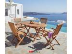 Set 5 τμχ. Τραπεζαρία Κήπου Ξύλινη Teak έπιπλα κήπου bigstore.gr