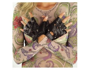 Δερμάτινα γάντια με καψούλια