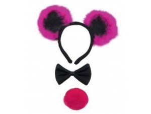 Αποκριάτικο αξεσουάρ Σετ Ποντικούλα