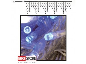 Διάφανη Κουρτίνα 100 LED 200 x 0.45 m ασύμμετρη επεκτεινόμενη Διάφανη Κουρτίνα 100 LED 200 x 0.45 m ασύμμετρη επεκτεινόμενη