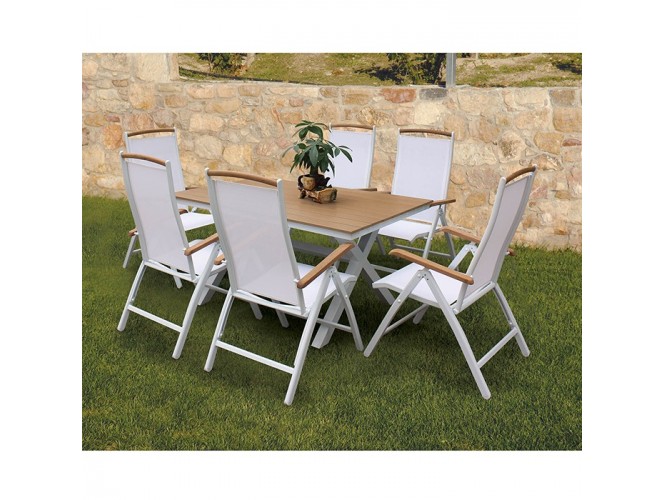 Dining Set 165435Τραπεζαρία Polywood έπιπλα κήπου bigstore.gr