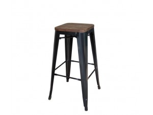 Σκαμπό BAR Μεταλλικό RELIX WOOD Σκαμπό BAR Μεταλλικό RELIX WOOD