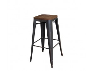 Σκαμπό BAR Μεταλλικό RELIX WOOD Σκαμπό BAR Μεταλλικό RELIX WOOD