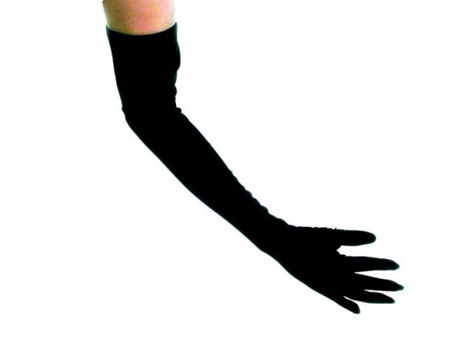 Αποκριάτικα γάντια μακριά μαύρα