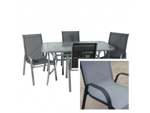 THEROS 120 BL-GR Set Τραπεζαρία THEROS 120 BL-GR Set Τραπεζαρία