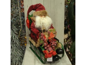 Αγιος Βασίλης σε έλκυθρο 43x50x19 εκ. Αγιος Βασίλης σε έλκυθρο 43x50x19 εκ.