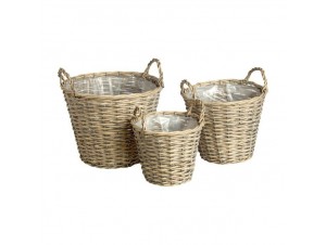 Set 3 Καλάθια wicker Set 3 Καλάθια wicker