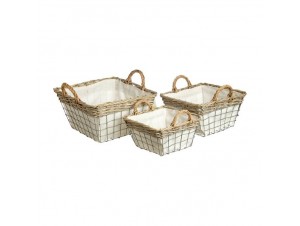Set 3 Καλάθια wicker Set 3 Καλάθια wicker