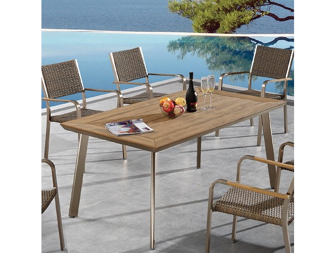 Brookdale Τραπέζι αλουμινίου- polywood έπιπλα κήπου bigstore.gr
