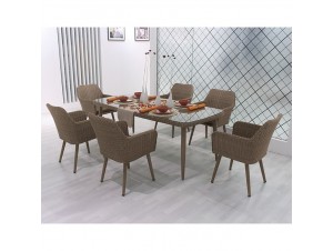 176207 Τραπεζαρία κήπου Rattan 176207 Τραπεζαρία κήπου Rattan