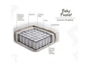 BABY 756-80 POCKET SPRINGS Linea Strom BABY 756-80 POCKET SPRINGS Linea Strom