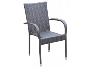 Πολυθρόνα Wicker Καφέ Πολυθρόνα Wicker Καφέ