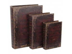 Κουτί/ Βιβλίο "ARISTOTLE" Set/3 Κουτί/ Βιβλίο "ARISTOTLE" Set/3