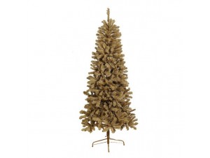 Gold Slim Flocked Χριστουγεννιάτικο Δέντρο 210 εκατ. Gold Slim Flocked Χριστουγεννιάτικο Δέντρο 210 εκατ.