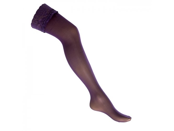 Κάλτσα μωβ με σιλικόνη